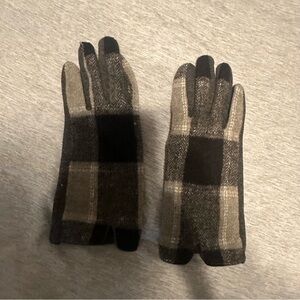Plaid E-Tip Gloves